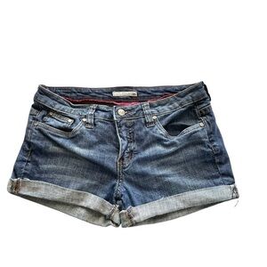 Refuge Blue Jean Shorts Distressed Summer Style